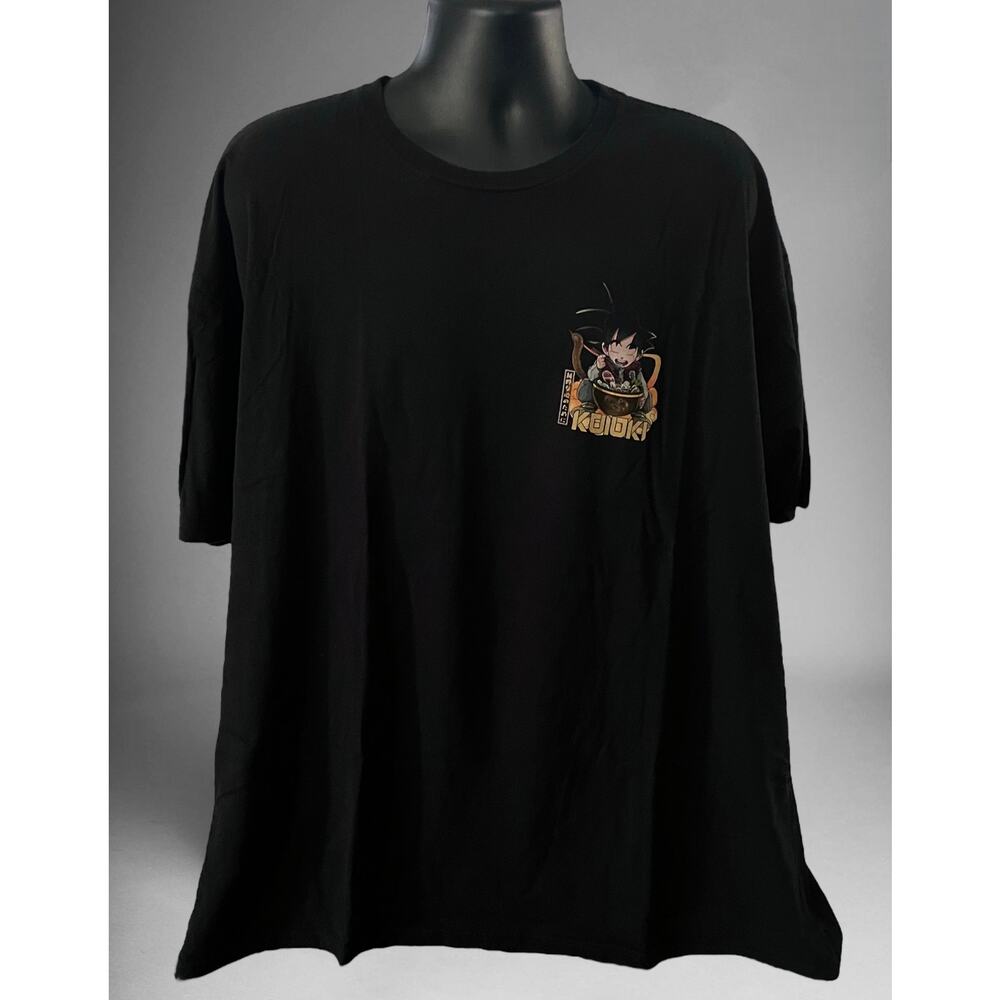 Dragon Ball Z Son Goku Koioki Shirt On Nimbus Eating Ramen